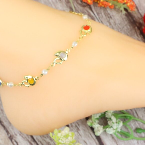 Dainty Anklet for Women – Elegant Everyday Jewelry & Perfect Gift | MLCRC1673 - Picture 9 of 10